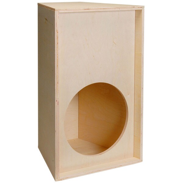 Main product image for PA Knock-Down Trapezoid Plywood Speaker Cabinet for 245-326